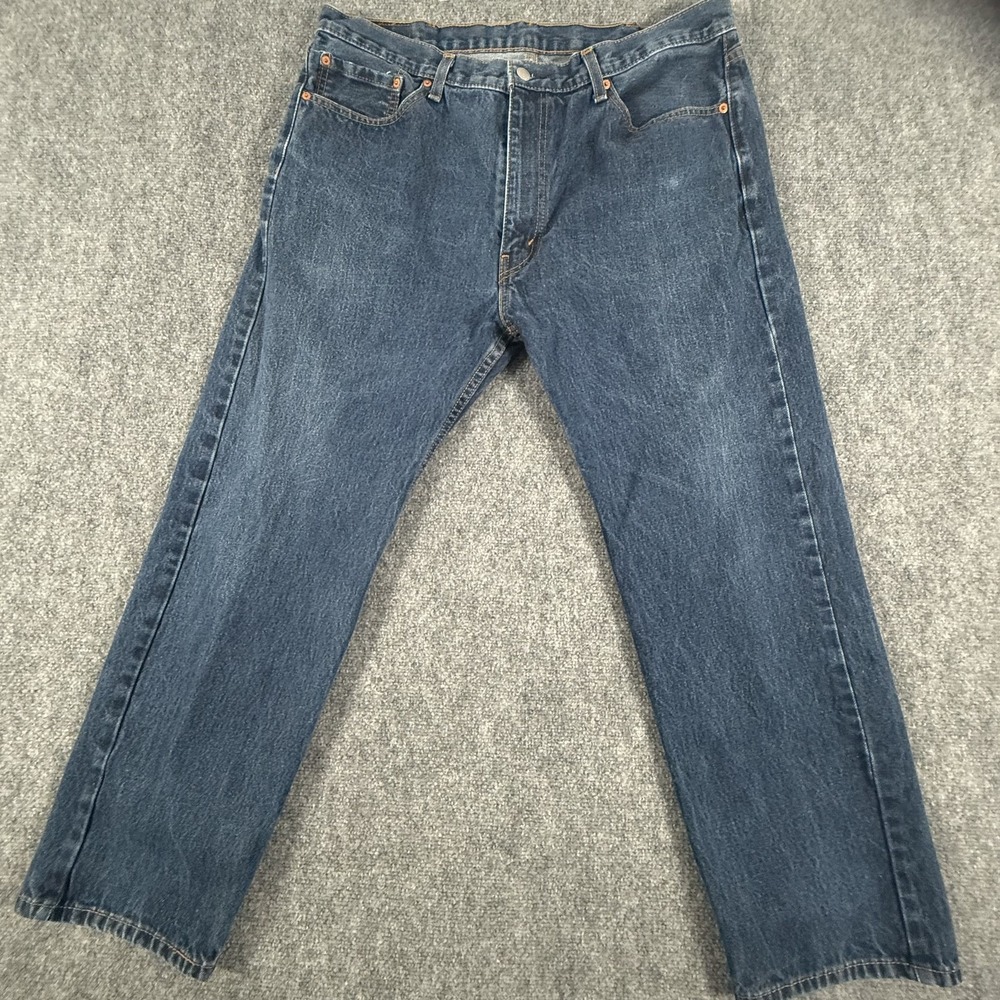 Levis 505 Jeans Mens 40x30 (38x28) Denim Straight Leg Classic Five Pocket Pants‎